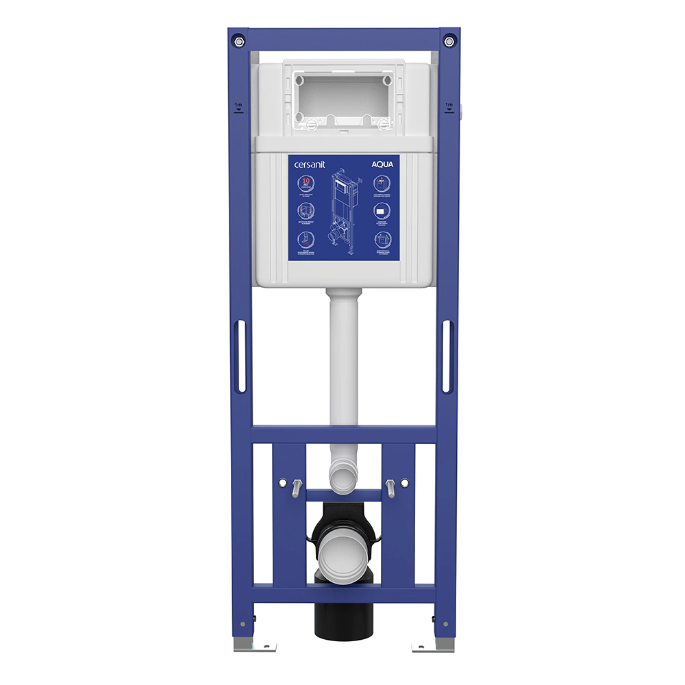 Инсталляция Cersanit Estetica AQUA 40 SMART M с унитазом и кнопкой хром