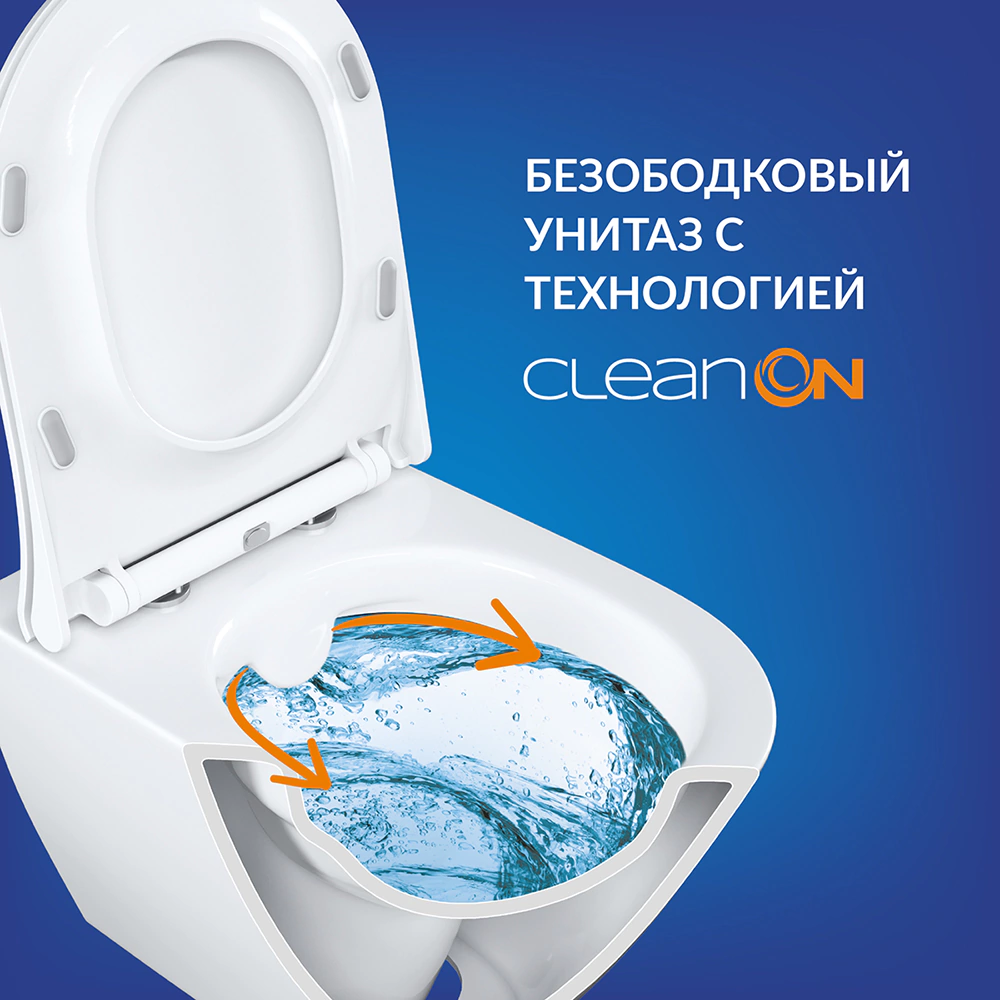 Инсталляция Cersanit City Smart AQUA 40 SMART M с унитазом и белой кнопкой