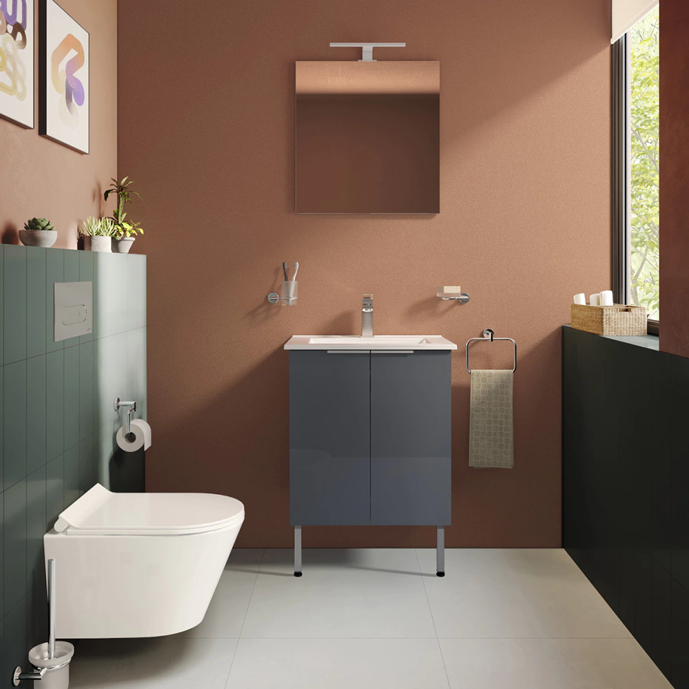 Унитаз подвесной Vitra M50 безободковый с сиденьем с микролифтом