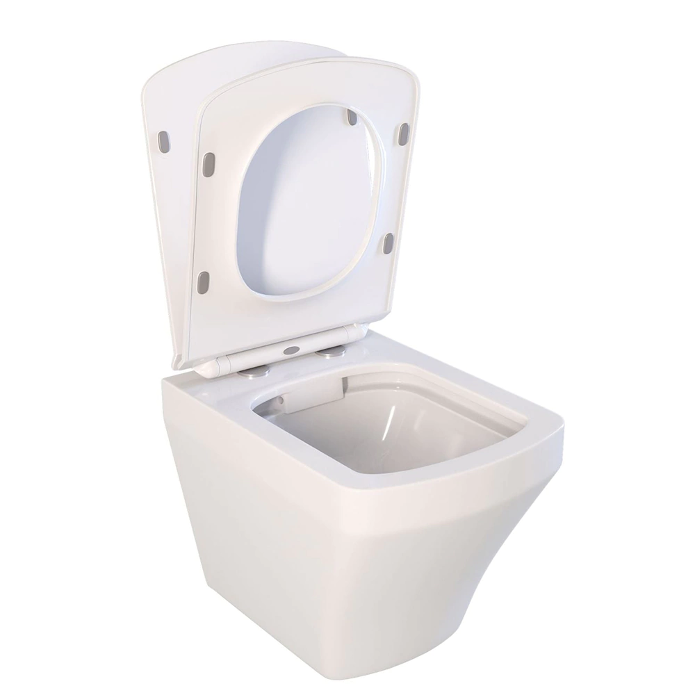 Унитаз подвесной SOLE Still безободковый с сиденьем с микролифтом