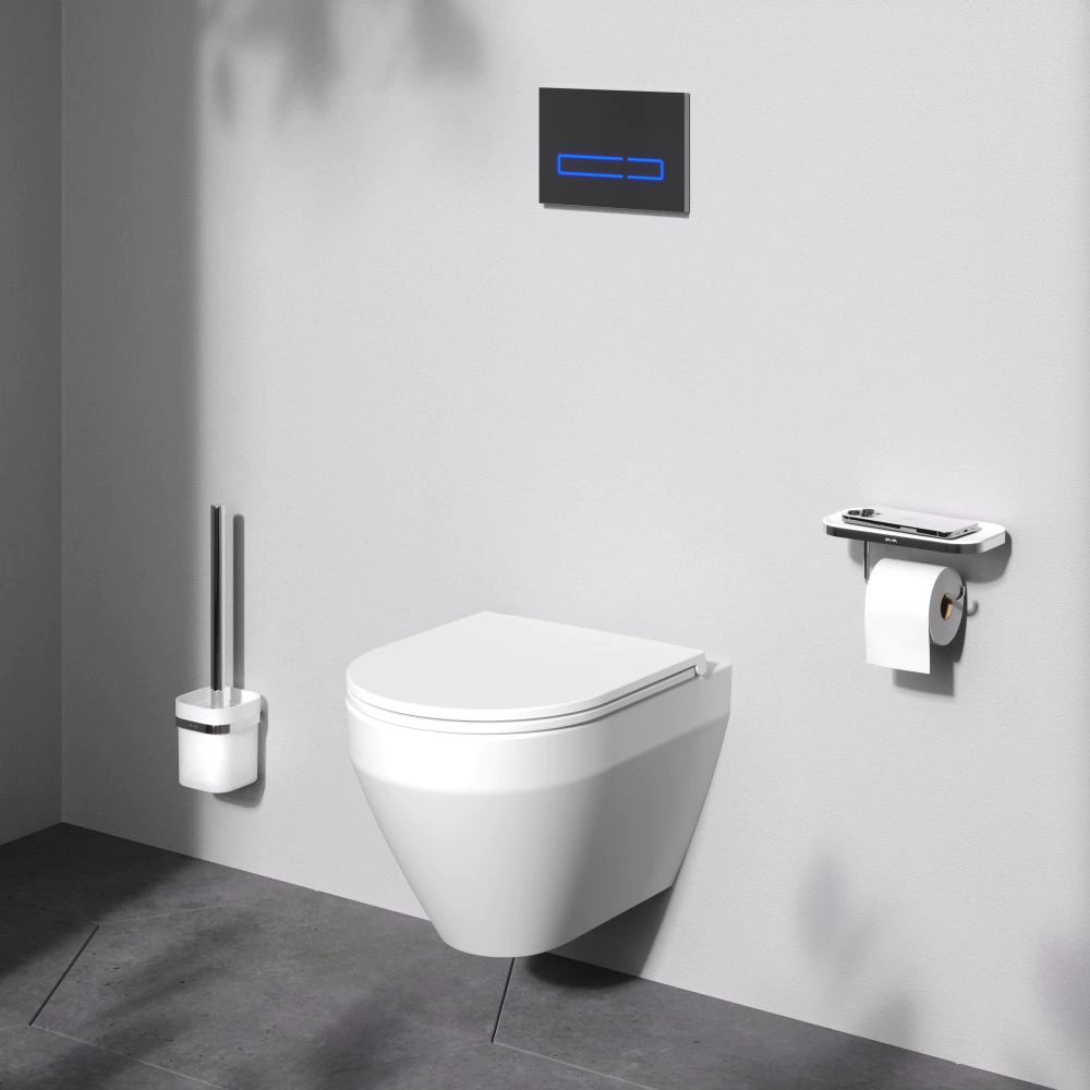 Унитаз подвесной AM.PM Spirit V2.0 безободковый с сиденьем с микролифтом