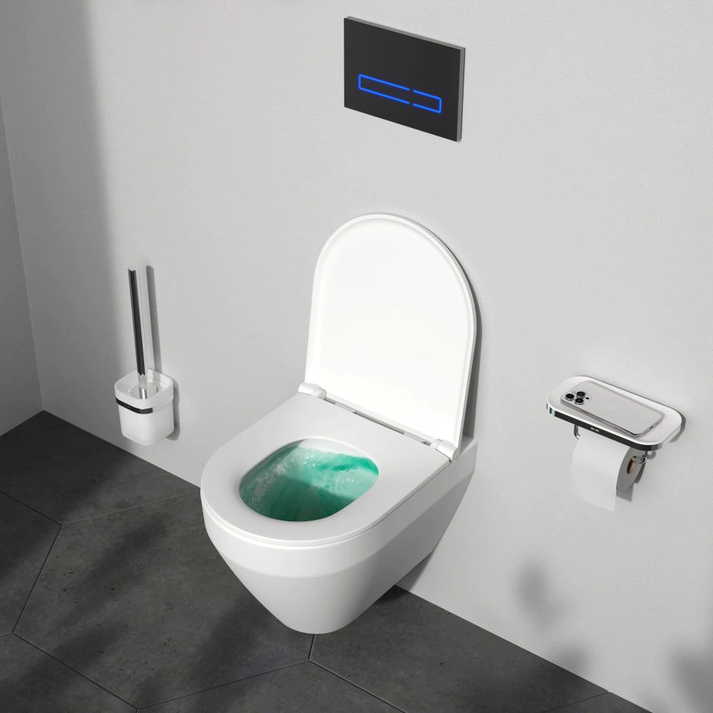 Унитаз подвесной AM.PM Spirit V2.0 безободковый с сиденьем с микролифтом