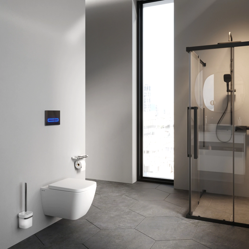 Унитаз подвесной AM.PM Gem безободковый с сиденьем с микролифтом