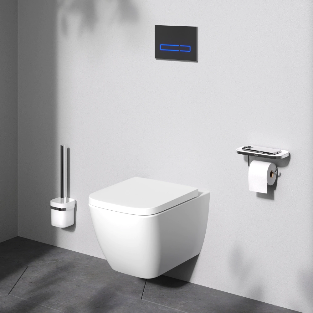 Унитаз подвесной AM.PM Gem безободковый с сиденьем с микролифтом