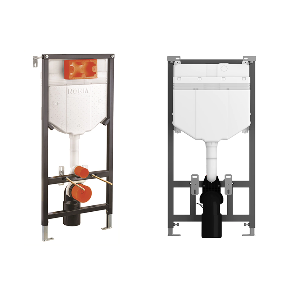 Инсталляция Norm Fit с унитазом, сиденьем, кнопкой хром