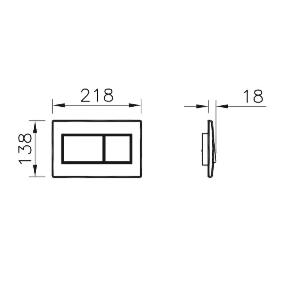 Инсталляция Norm Fit с унитазом, сиденьем, кнопкой хром