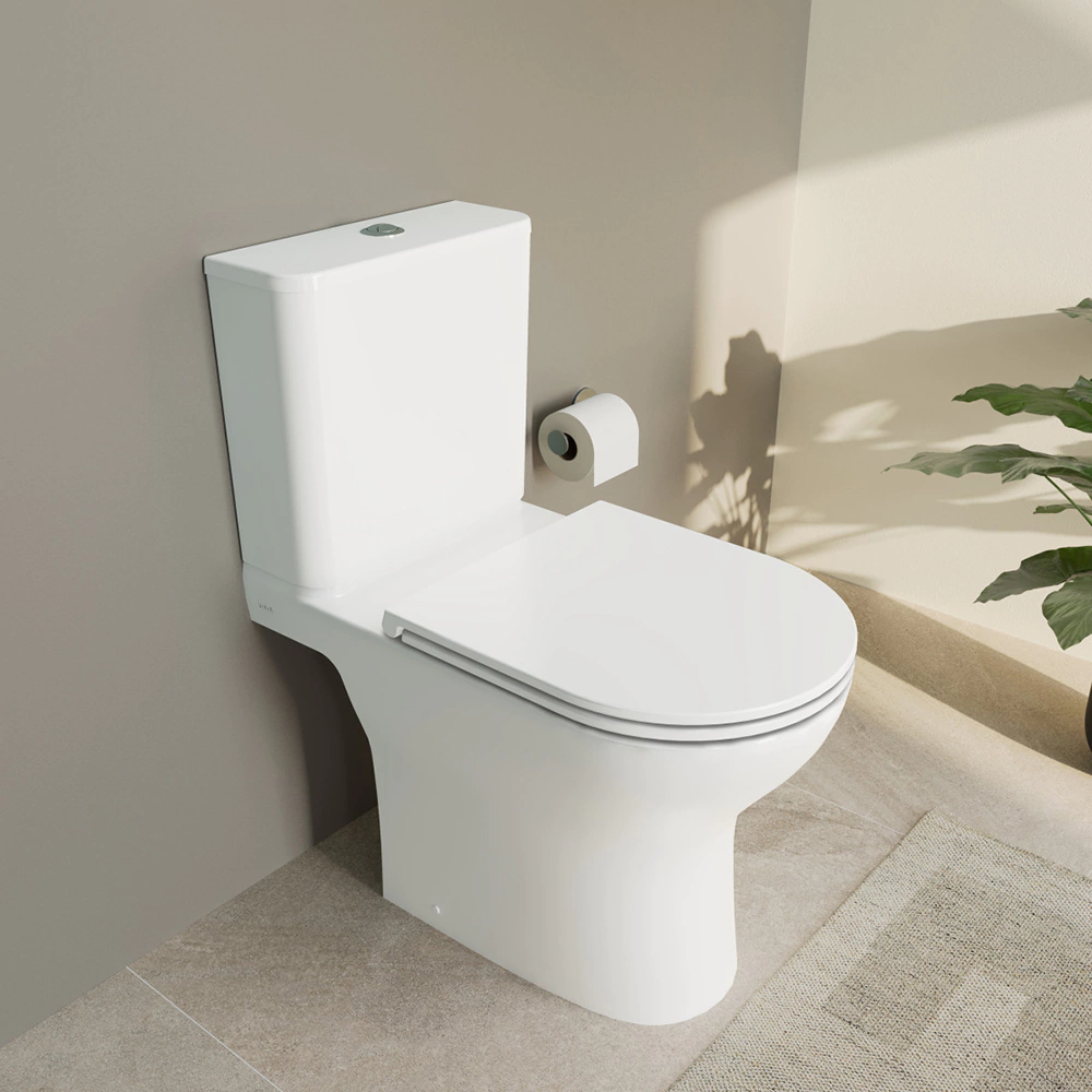 Унитаз компакт Vitra М50 безободковый с сиденьем с микролифтом