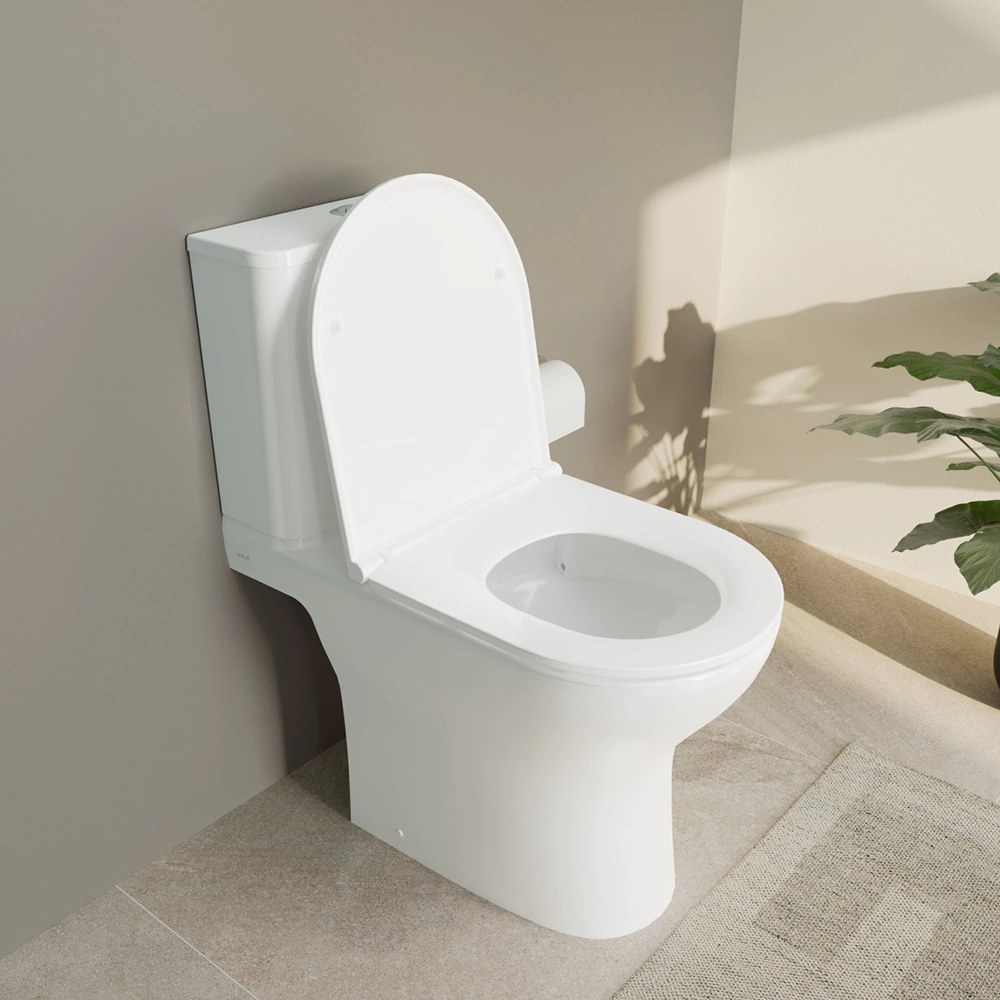 Унитаз компакт Vitra М50 безободковый с сиденьем с микролифтом