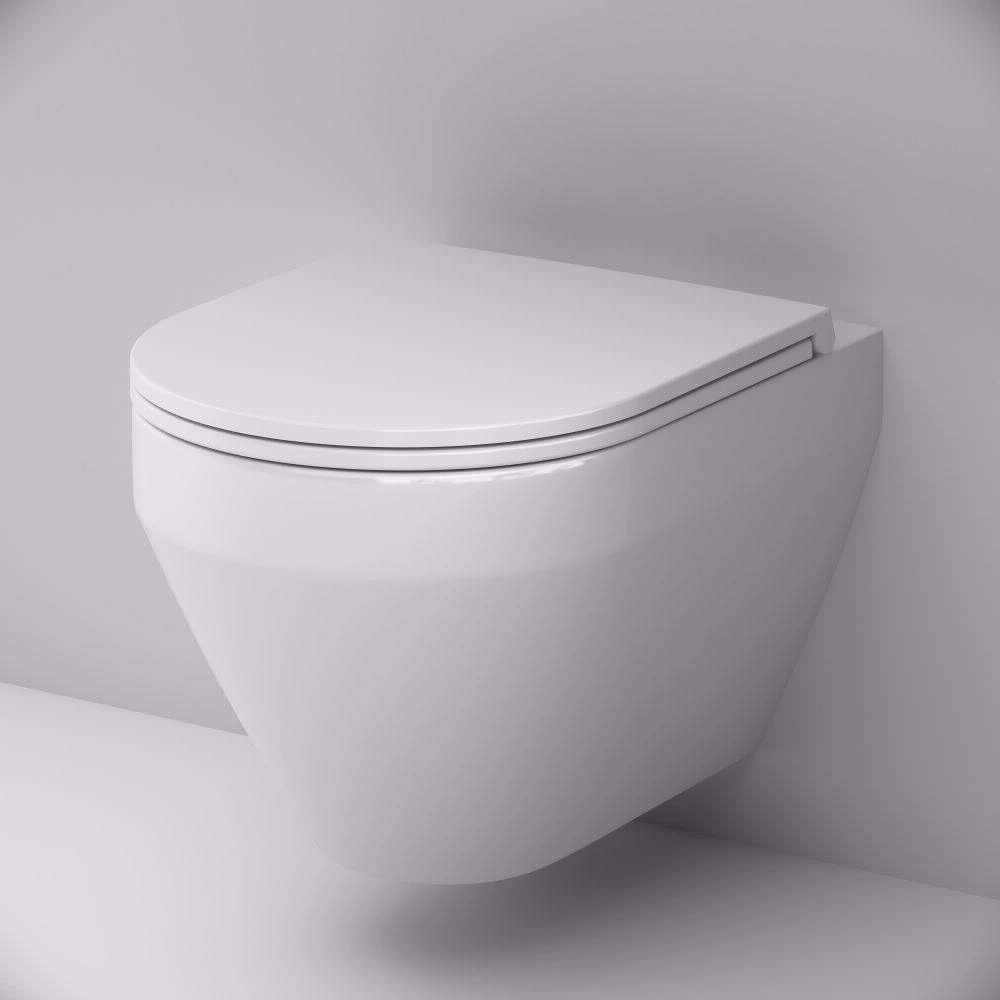 Инсталляция AM.PM Spirit V2.0 Aquaspin с безободковым унитазом, с сиденьем, с кнопкой белый