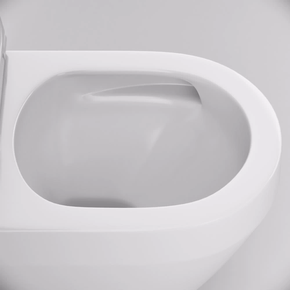 Инсталляция AM.PM Spirit V2.0 Aquaspin с безободковым унитазом, с сиденьем, с кнопкой белый
