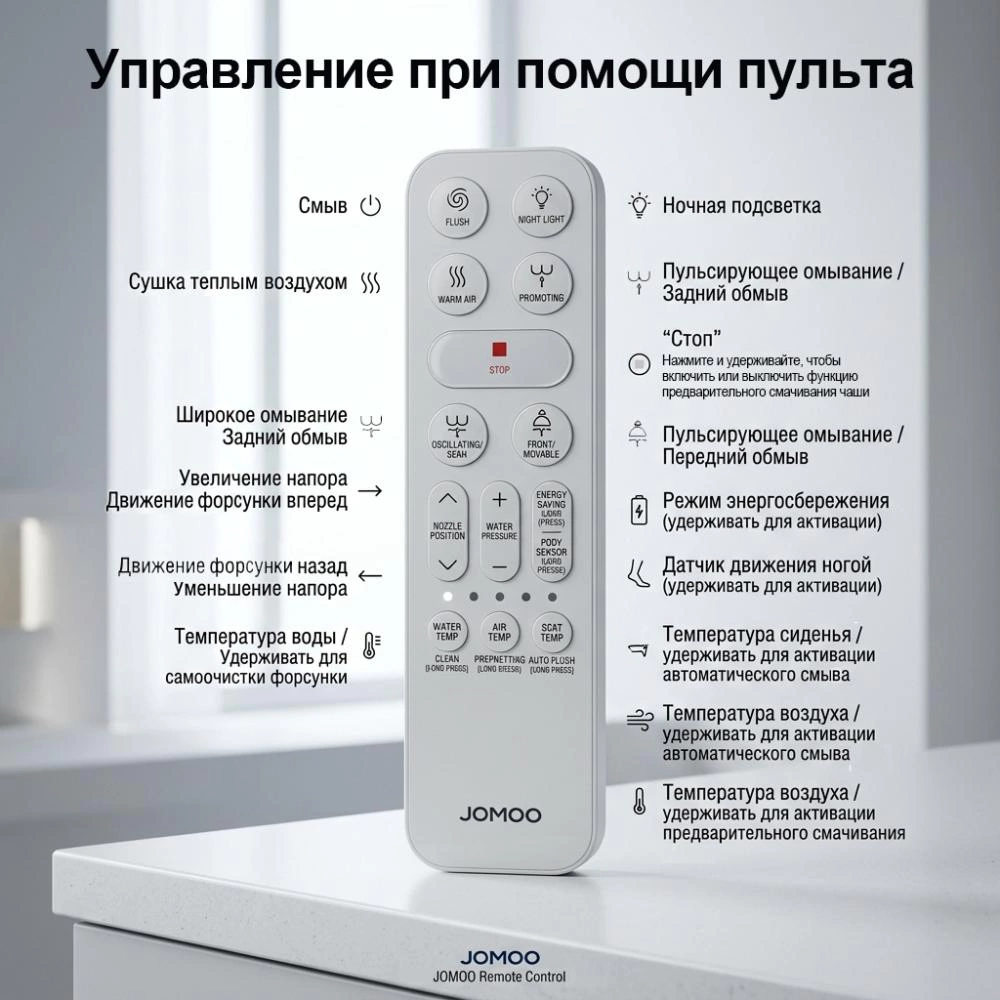 Умный унитаз-биде JOMOO ZD7341 напольный