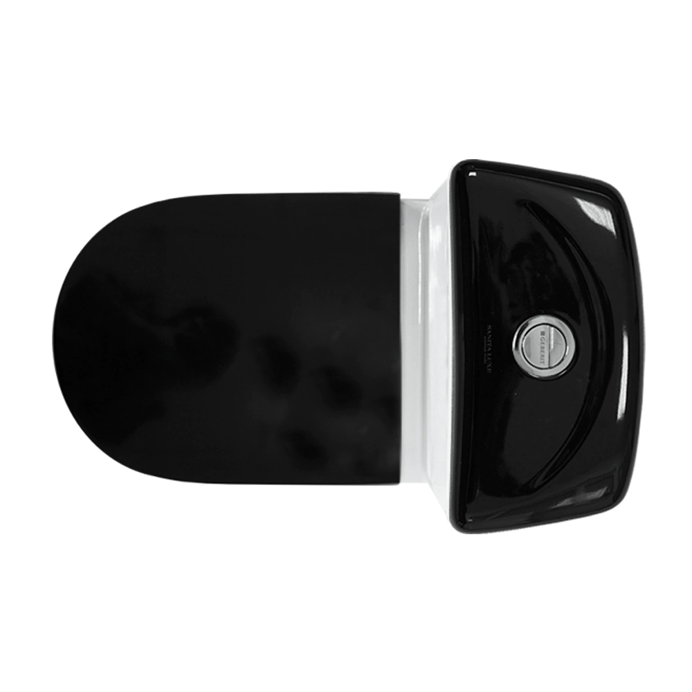 Унитаз-компакт SANITA LUXE Best Black с сиденьем с микролифтом