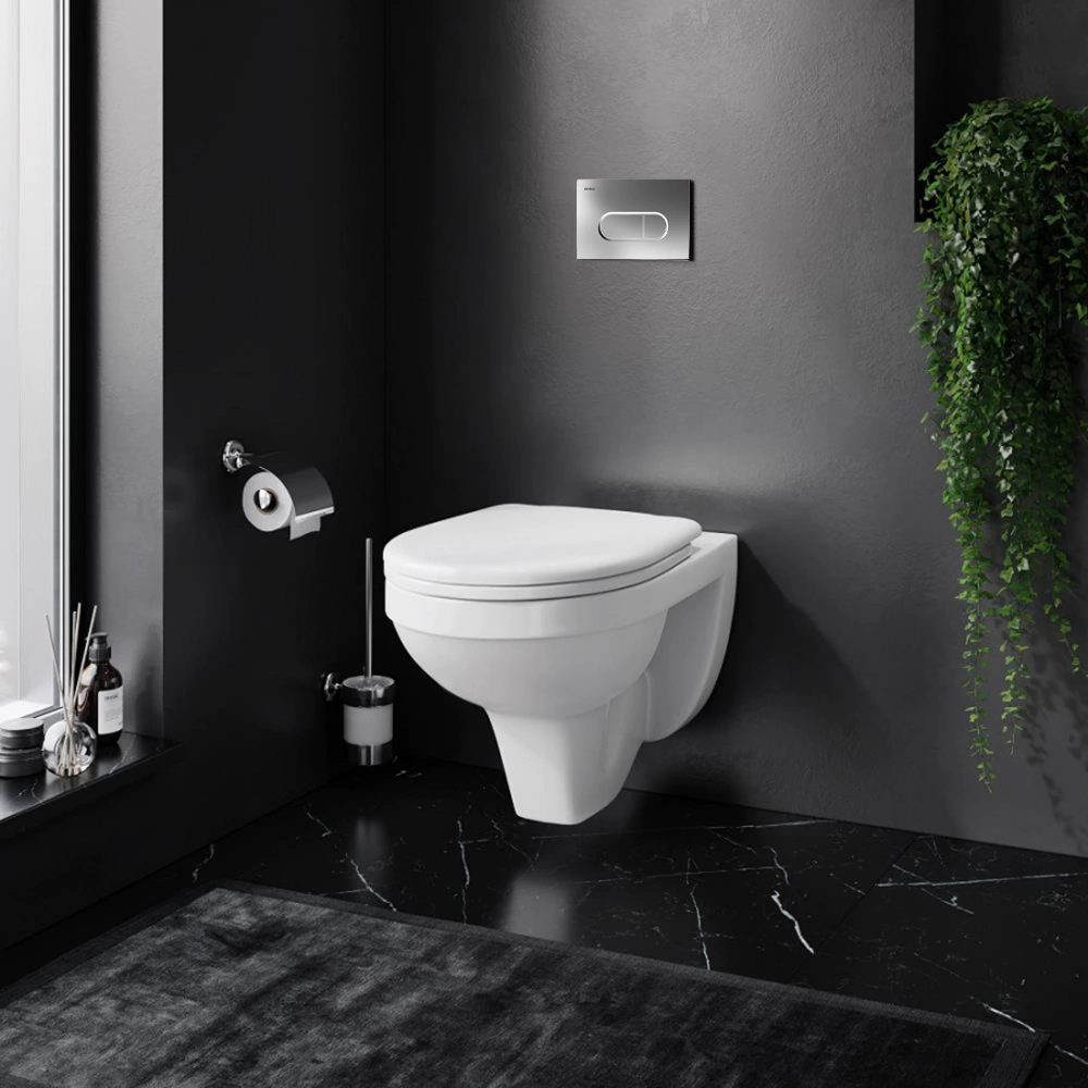 Инсталляция Damixa Jupiter с унитазом, сиденьем, кнопкой хром