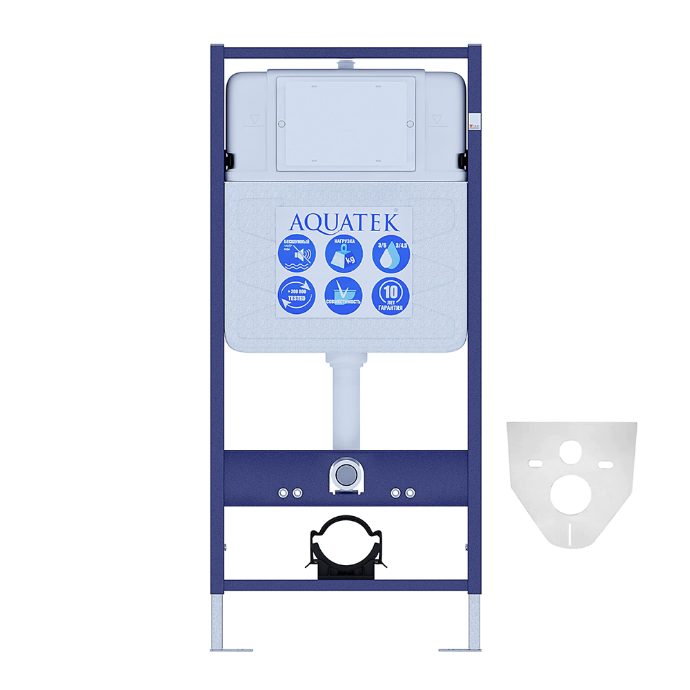 Инсталляция для унитаза AQUATEK Standart 50 механическая без кнопки