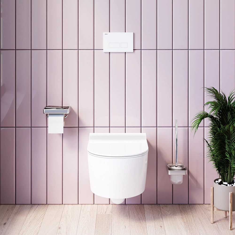 Унитаз подвесной Damixa Jupiter безободковый с сиденьем с микролифтом