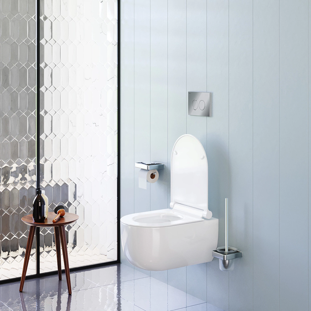 Унитаз подвесной Damixa Scandinavian Pure безободковый с сиденьем с микролифтом