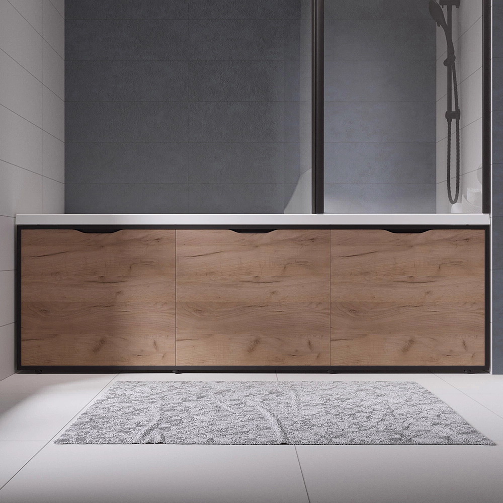 Панель для ванны 1Marka Grunge Loft 170 см дуб крафт золотой