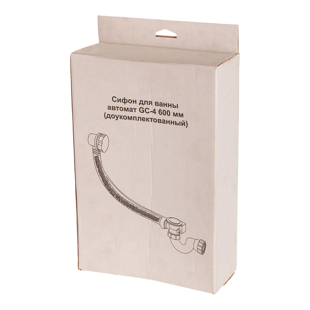 Сифон для ванны 1Marka Trapani полуавтомат, выход 40/50 мм