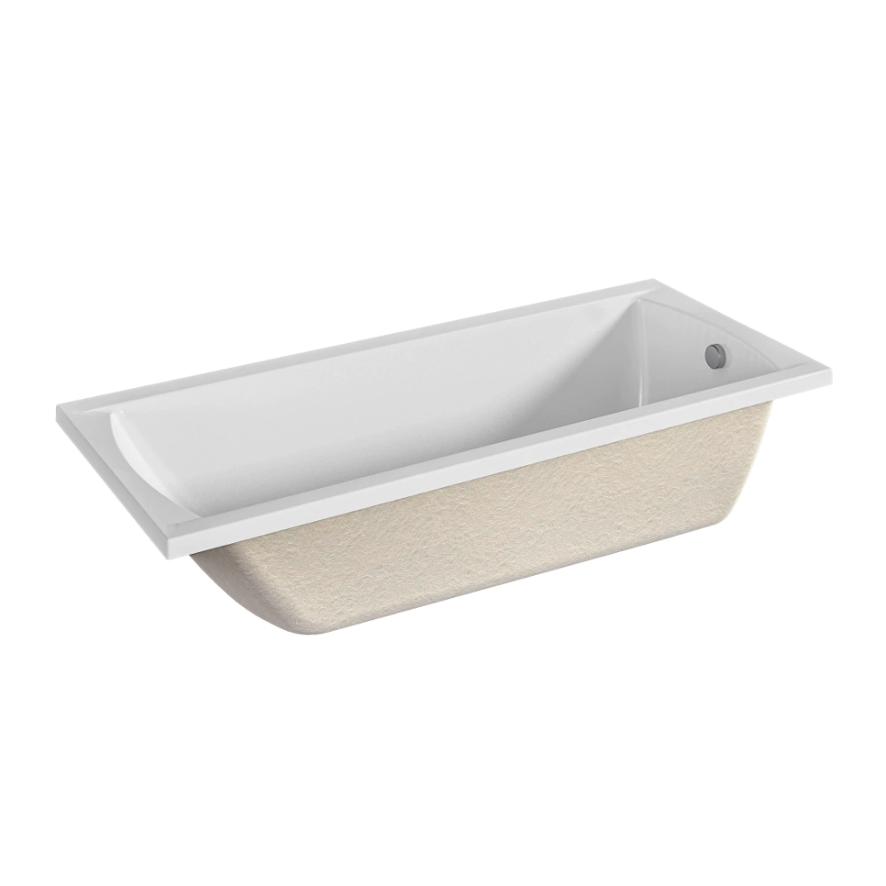 Акриловая ванна 100Acryl Acryel 175х70 см прямоугольная