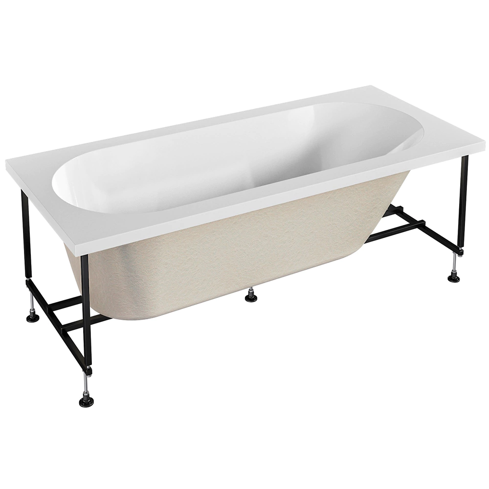 Акриловая ванна BAS Лоренцо-Pro 170х75 см прямоугольная