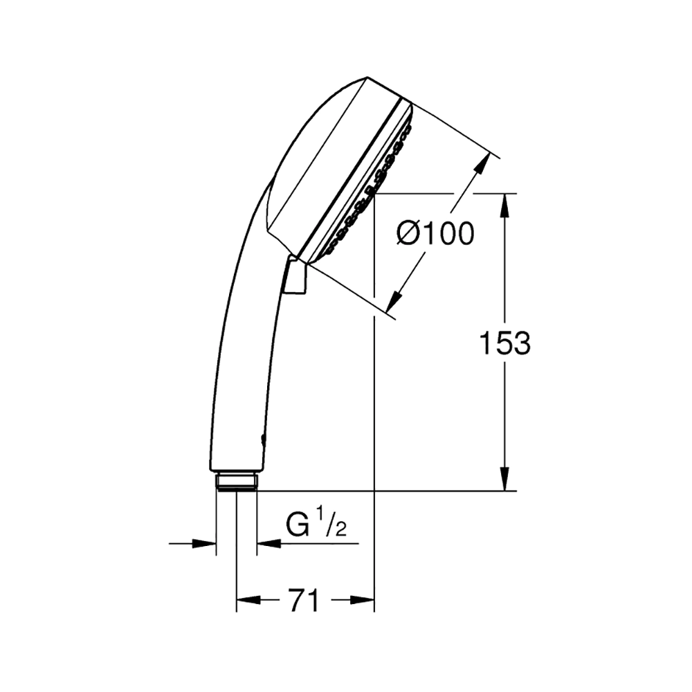 Лейка для душа GROHE Vitalio Comfort