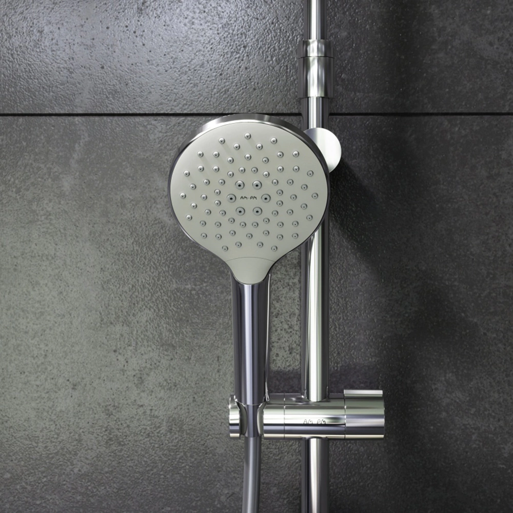 Душевая система AM.PM Like с верхним душем d25,4 см и полочкой