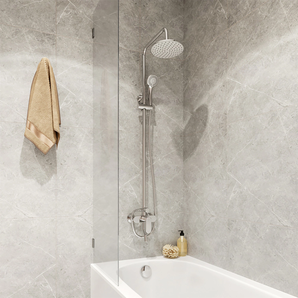 Душевая система Milardo Rosco со смесителем и верхним душем d20 см