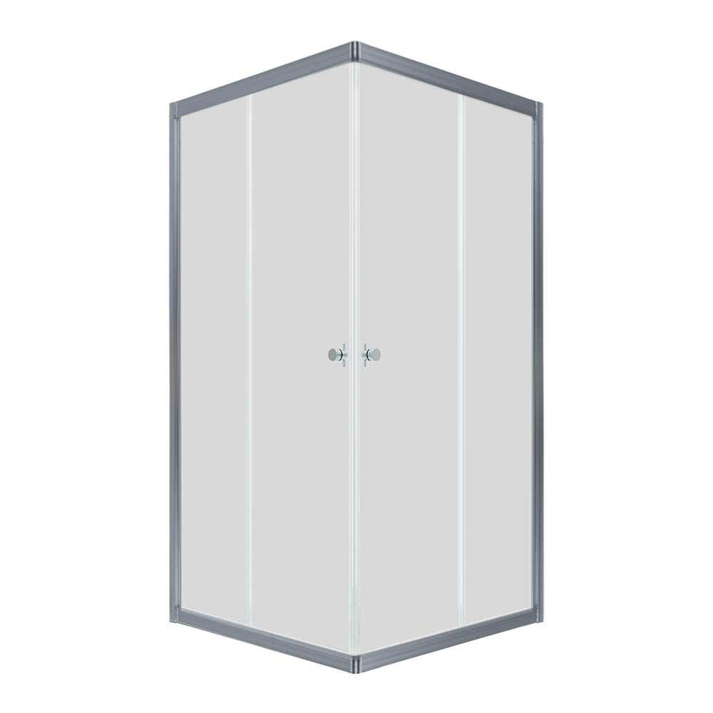 Triton Душевое ограждение Triton Вента 100х100х185 см хромированный профиль