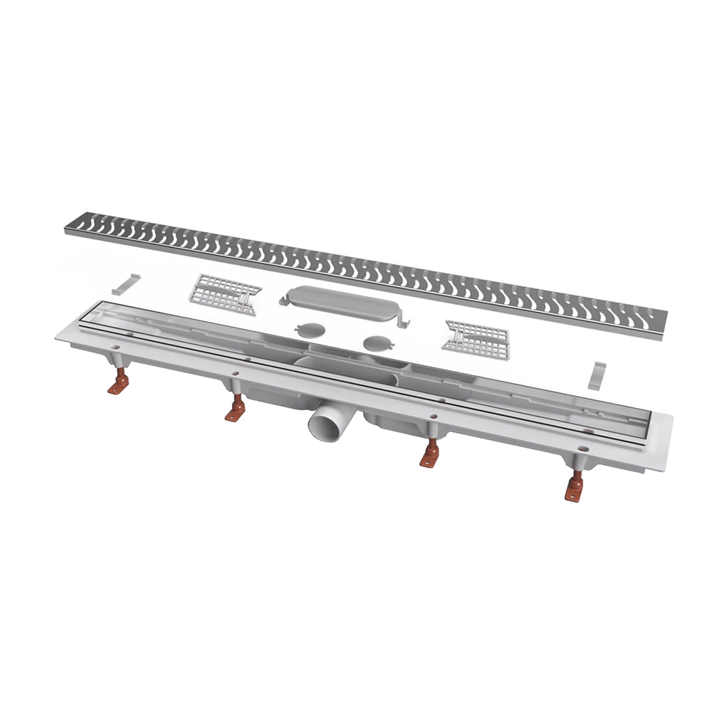 Трап для душа MCH Chudej Medium 650 мм горизонтальный сатин