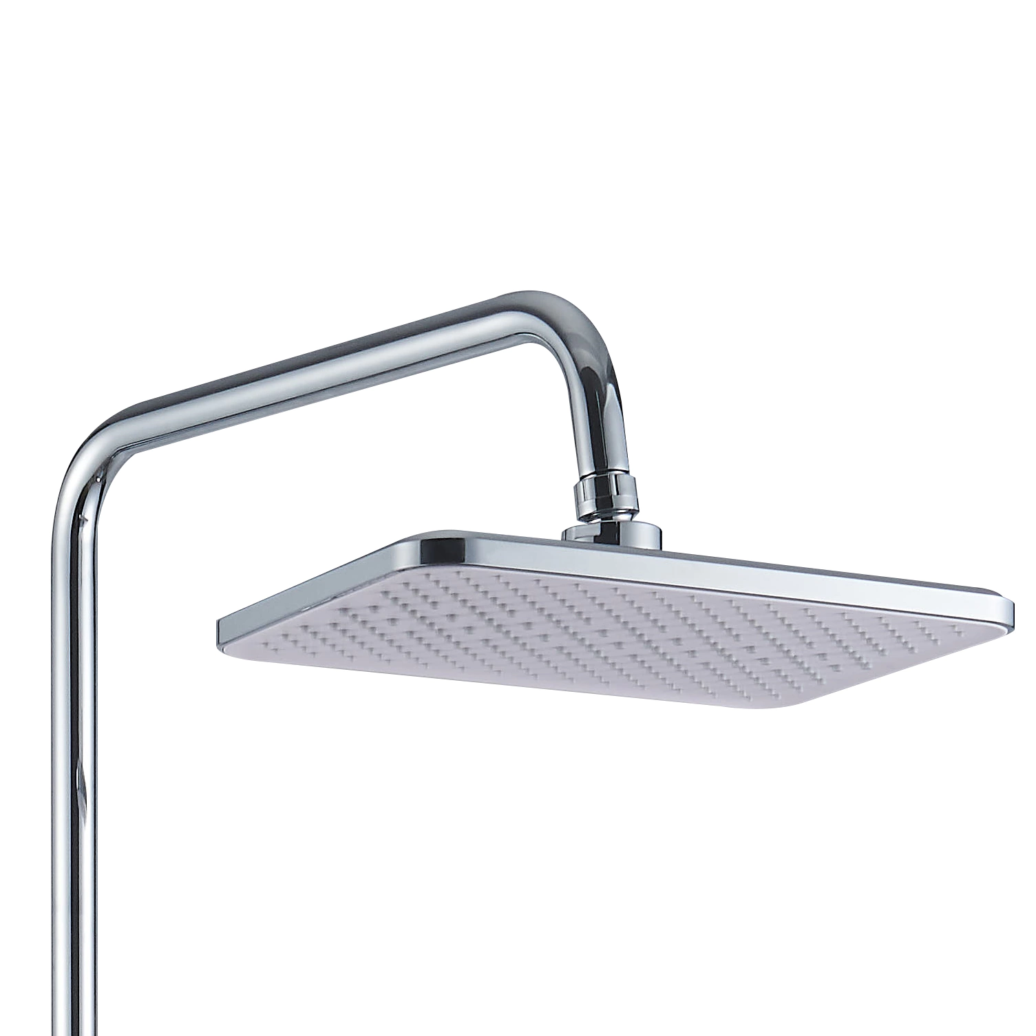 Душевая система c верхним душем без смесителя FLUMEN 28x19 см хром