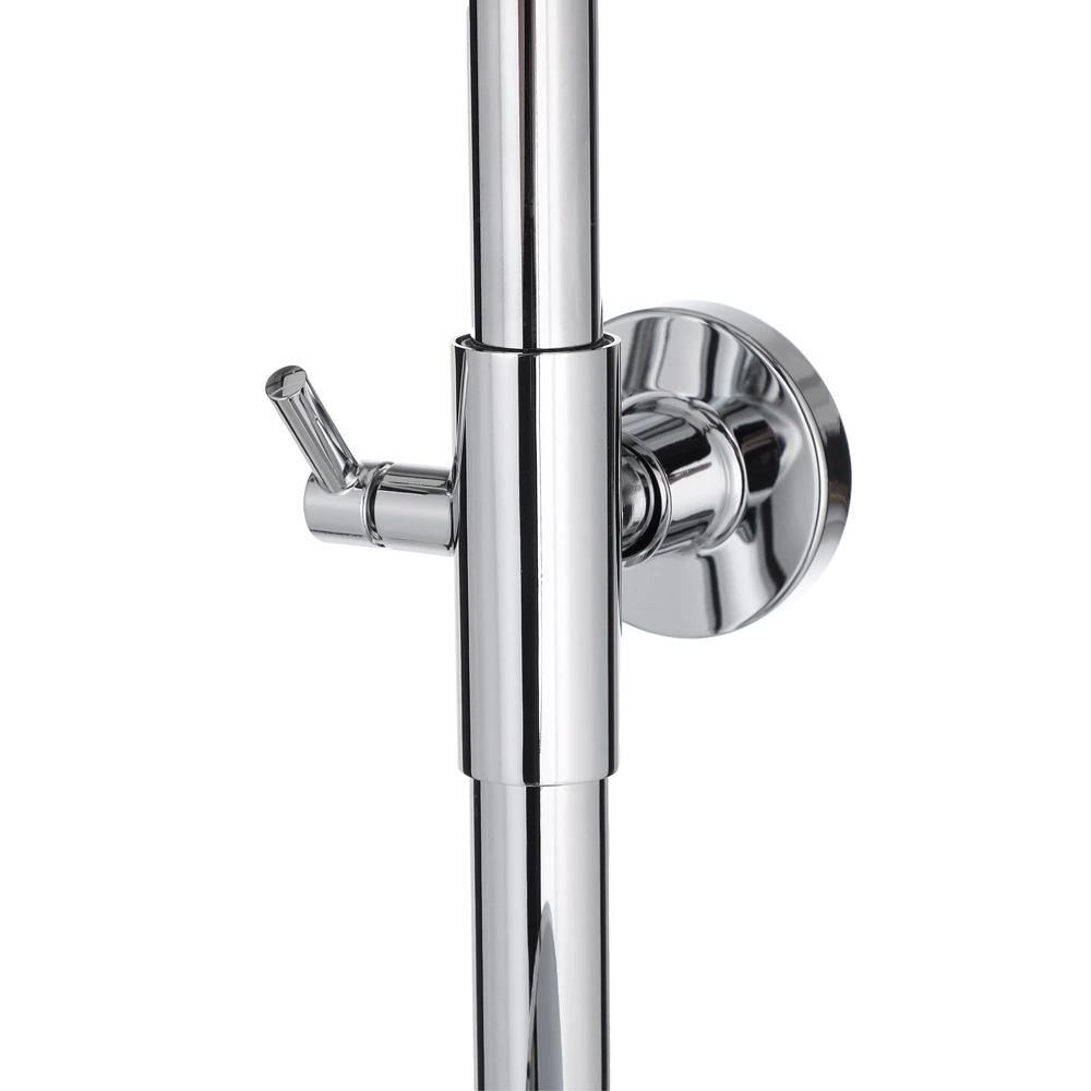 Душевая система c верхним душем без смесителя FLUMEN 28x19 см хром