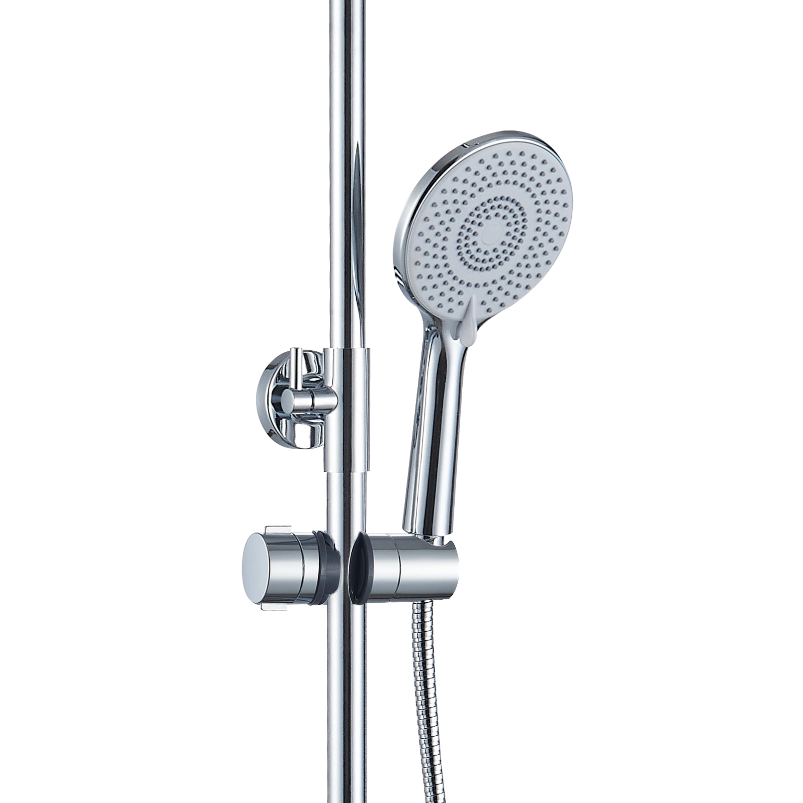Душевая система со смесителем и верхним душем esparo d22,4 см хром