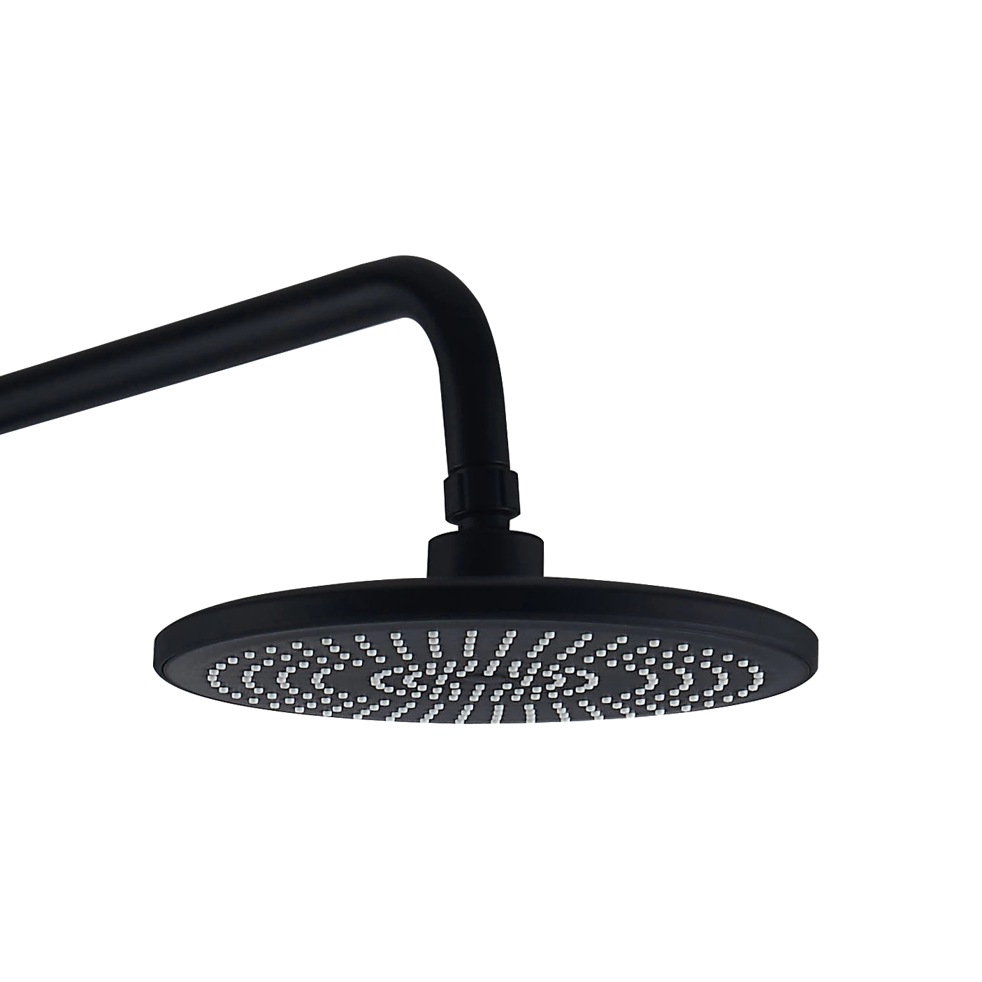 Душевая система со смесителем и верхним душем esparo d22,4 см черная