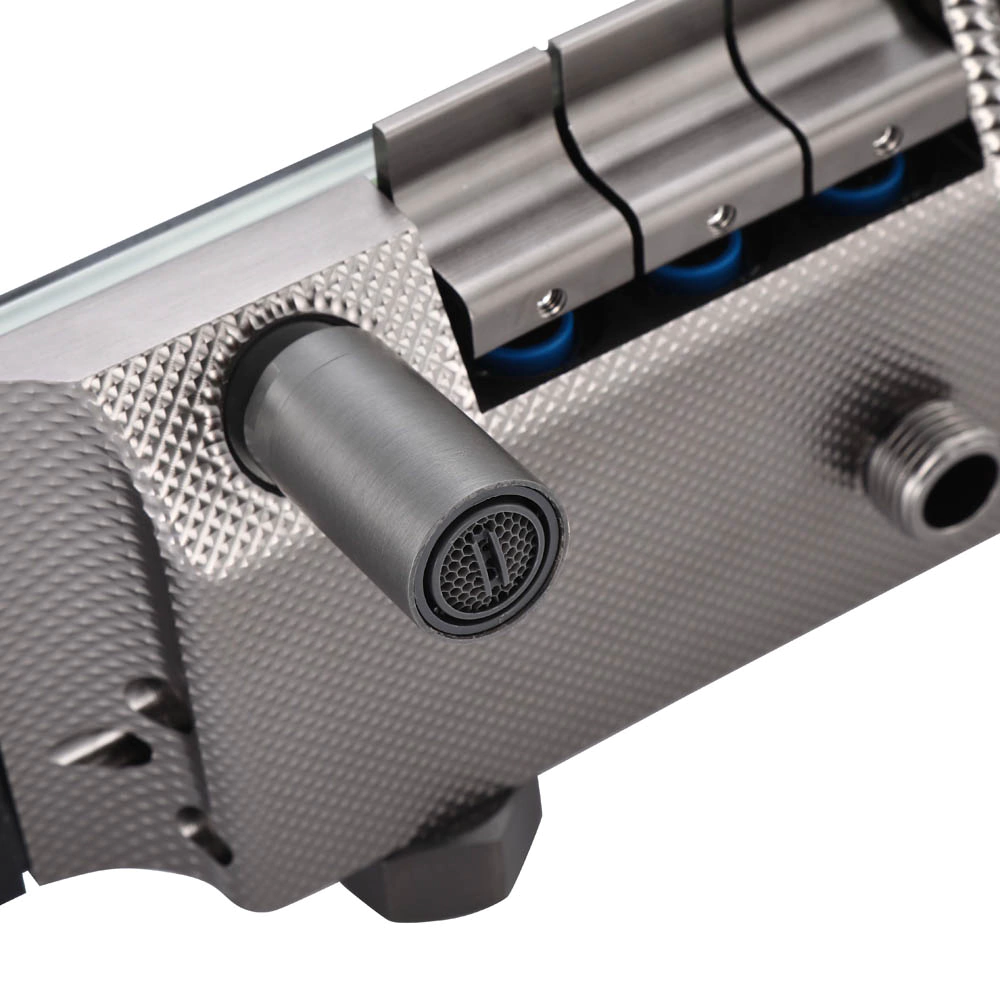 Душевая система со смесителем и верхним душем TOKITO графит