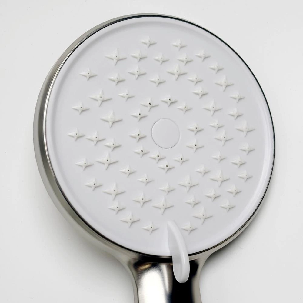 Душевая система со смесителем и верхним душем VODA d20 см нержавеющая сталь