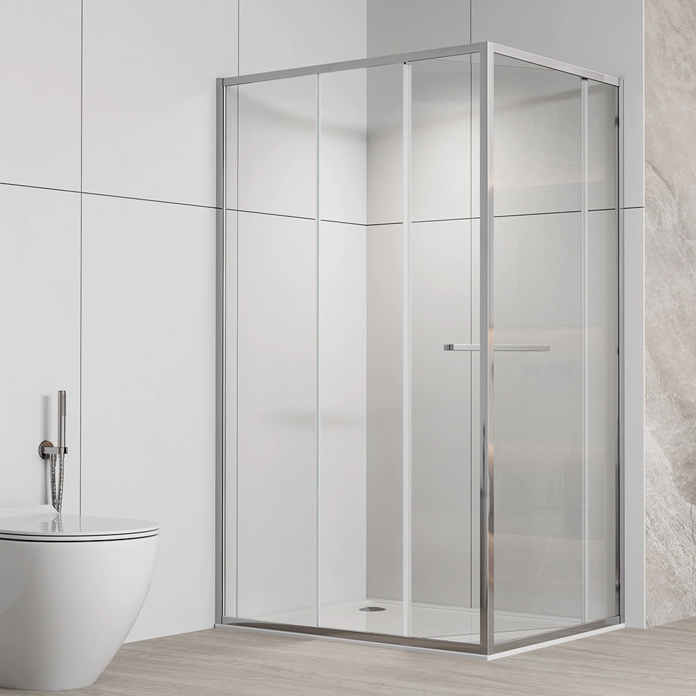 Душевое ограждение FLUMEN DESIGN Ardennes 120х80х195 см прозрачное стекло профиль хром