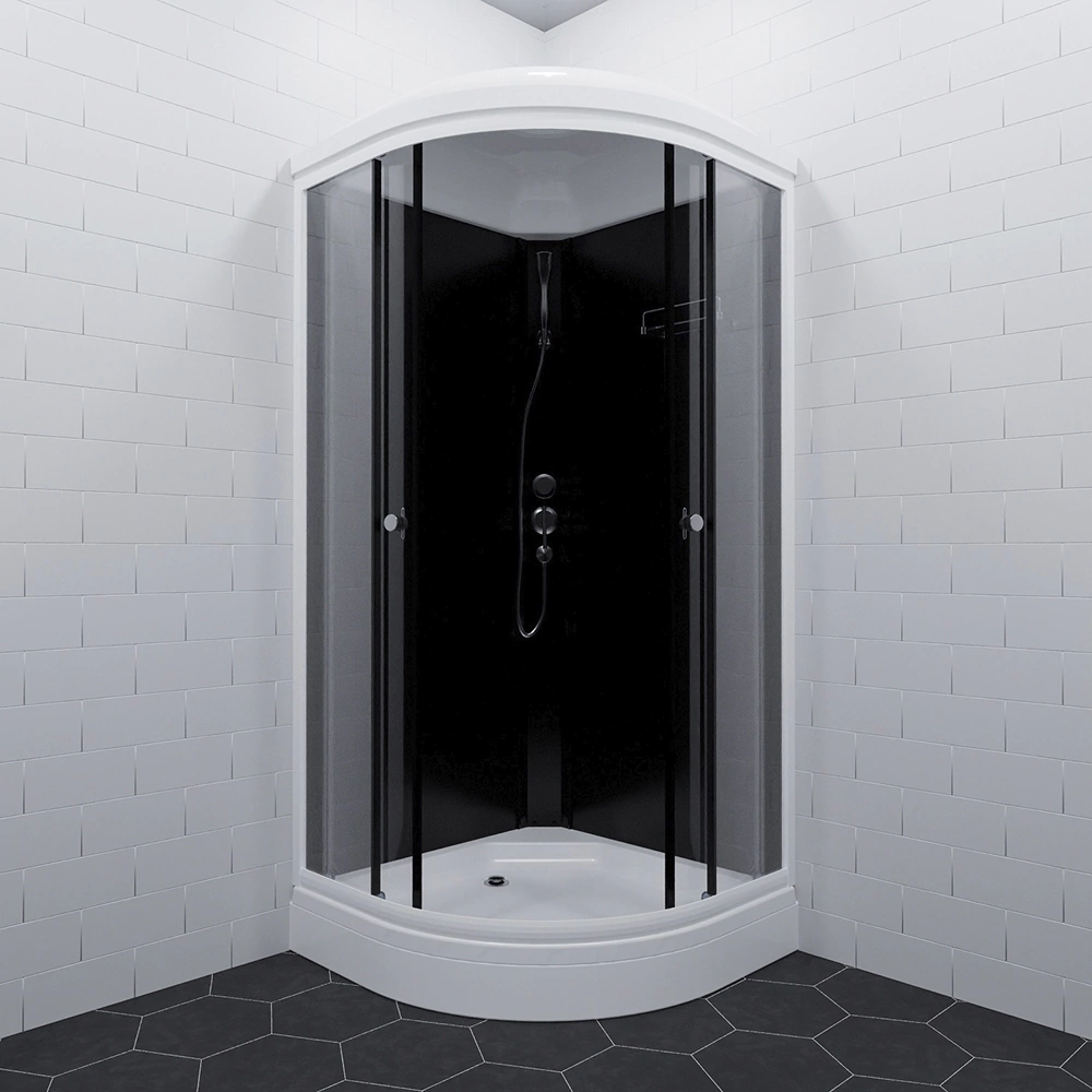 Кабина душевая 1ACReal Топ 88x88x217 см низкий поддон