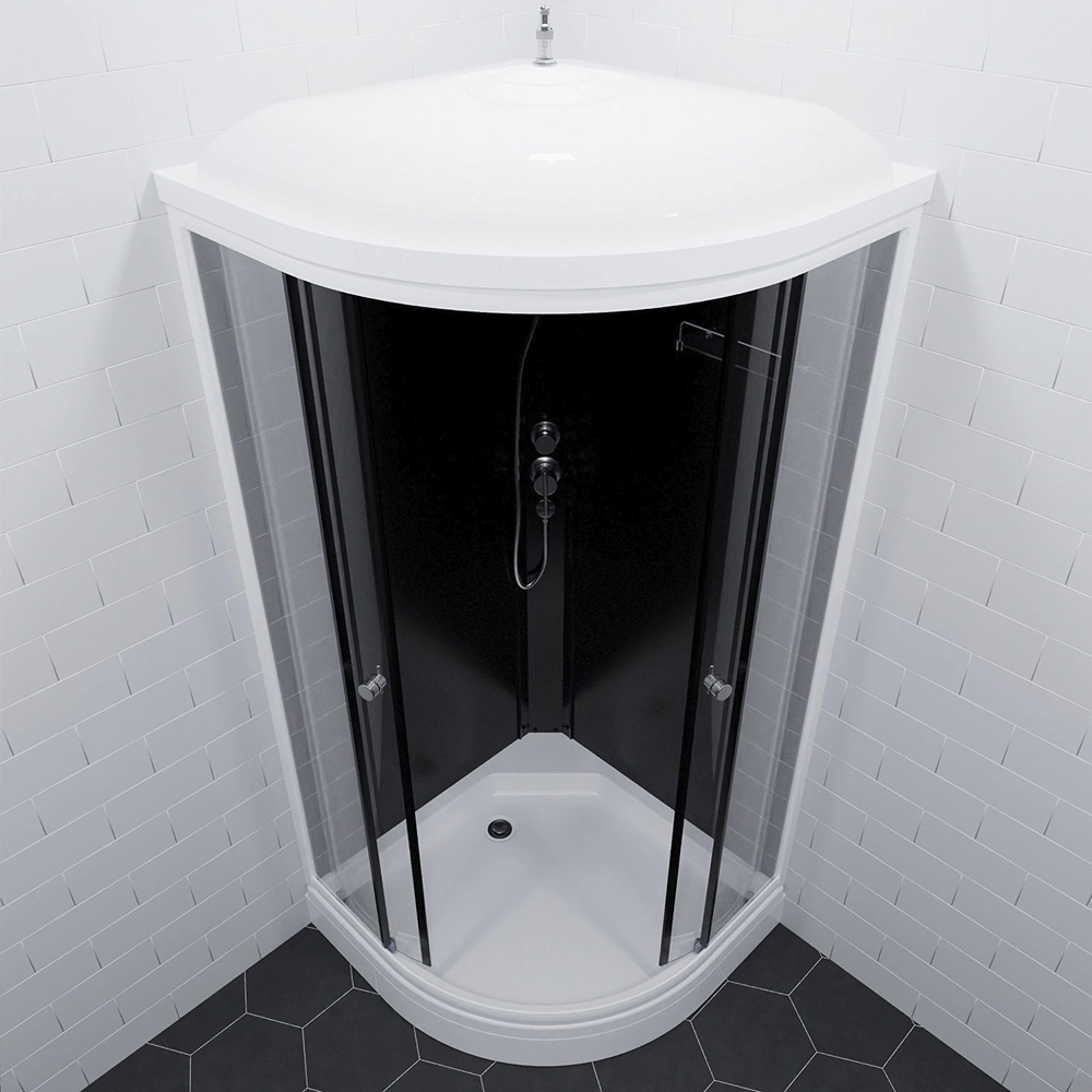 Кабина душевая 1ACReal Топ 88x88x217 см низкий поддон