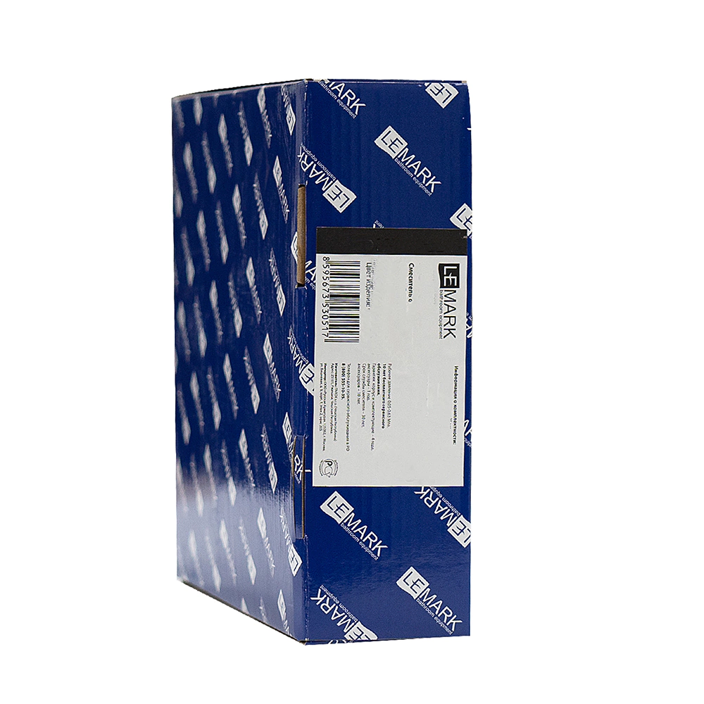 Смеситель для ванны LEMARK Allegro с набором для душа белый, хром