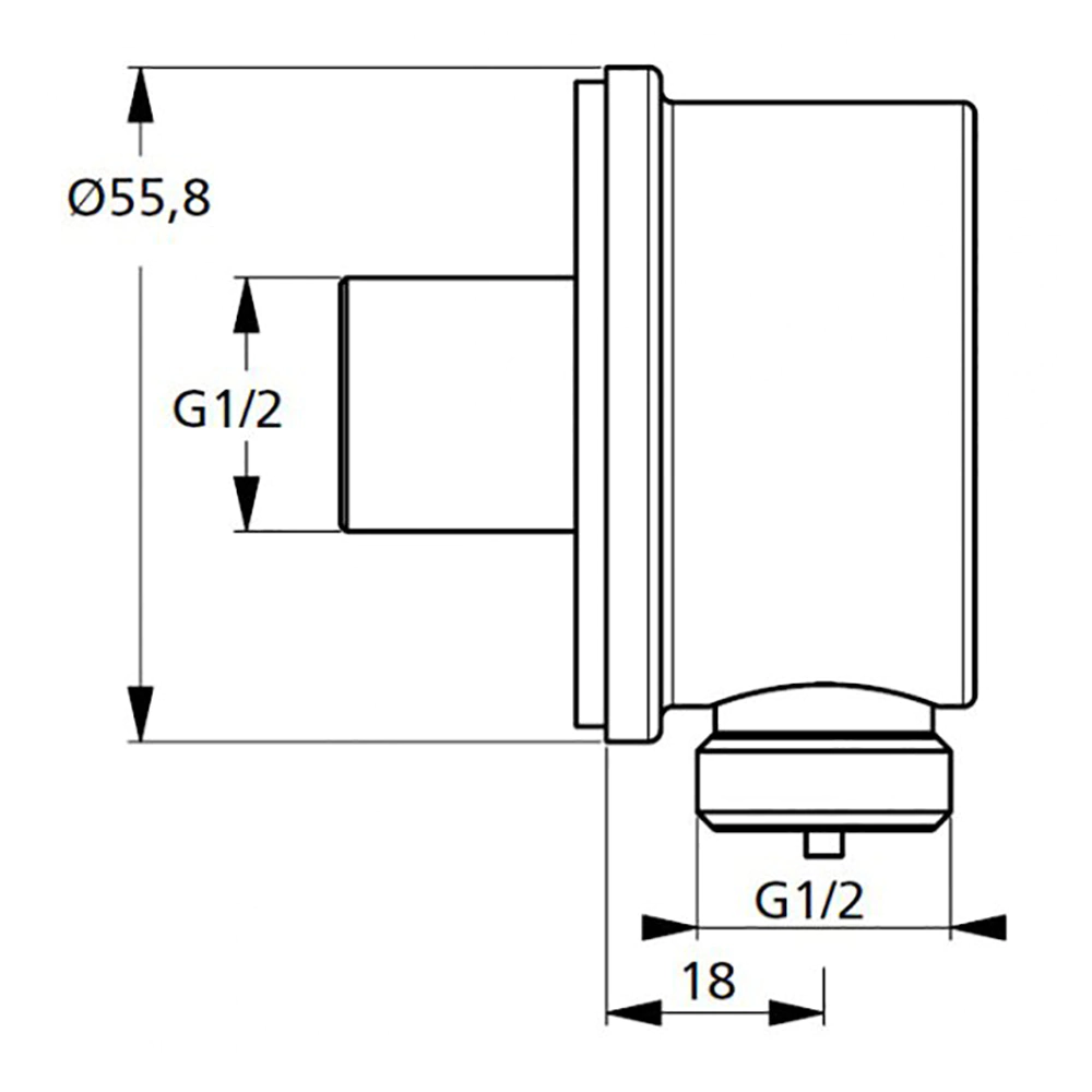 Гигиенический душ Ideal Standard Ceraplan II встраиваемый