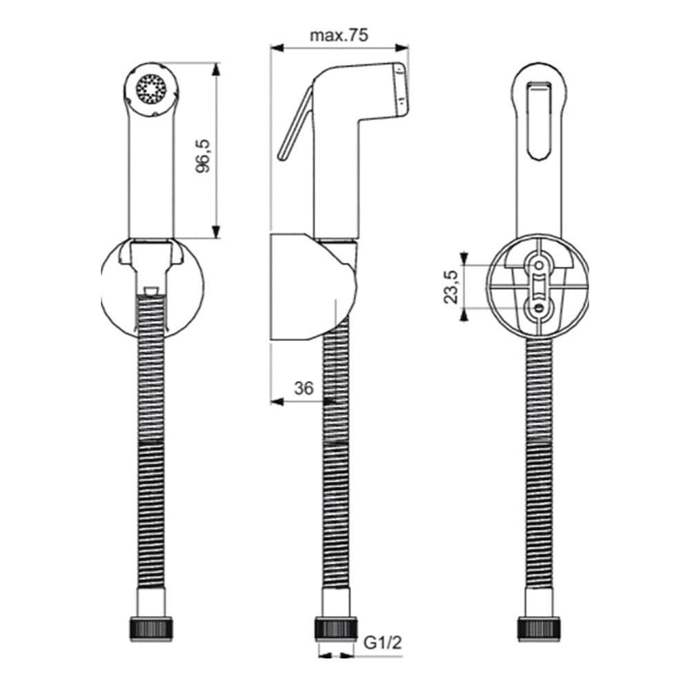 Гигиенический душ Ideal Standard Ceraplan II встраиваемый