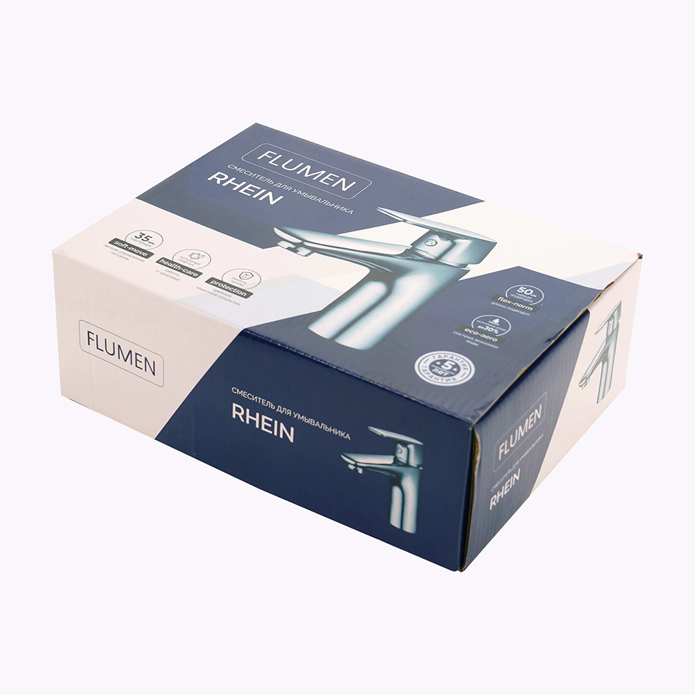 Смеситель для раковины FLUMEN Rhein хром