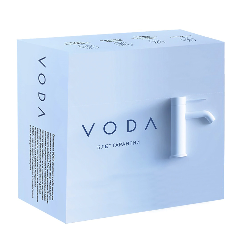 Смеситель для раковины VODA нержавеющая сталь