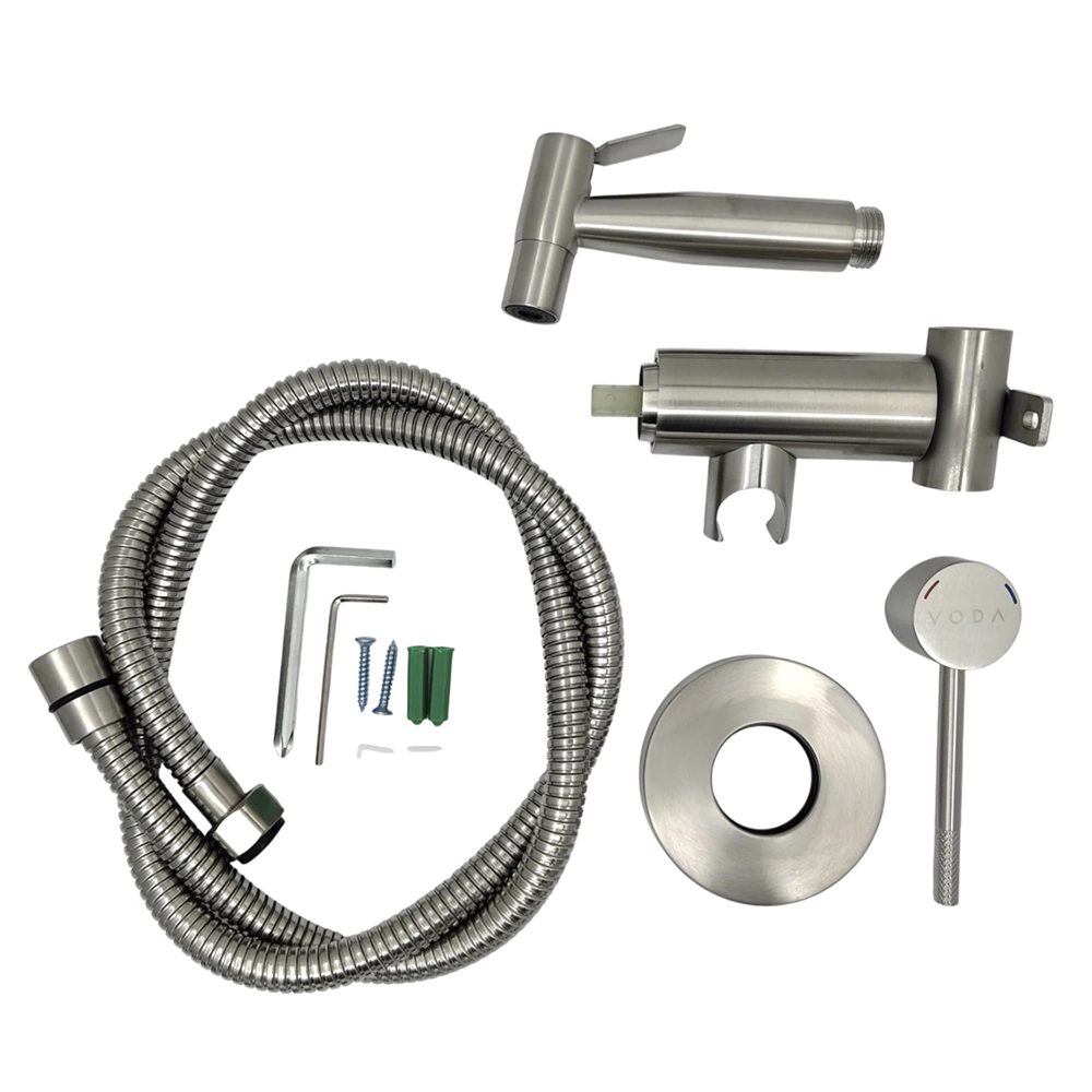 Гигиенический душ VODA встраиваемый нержавеющая сталь