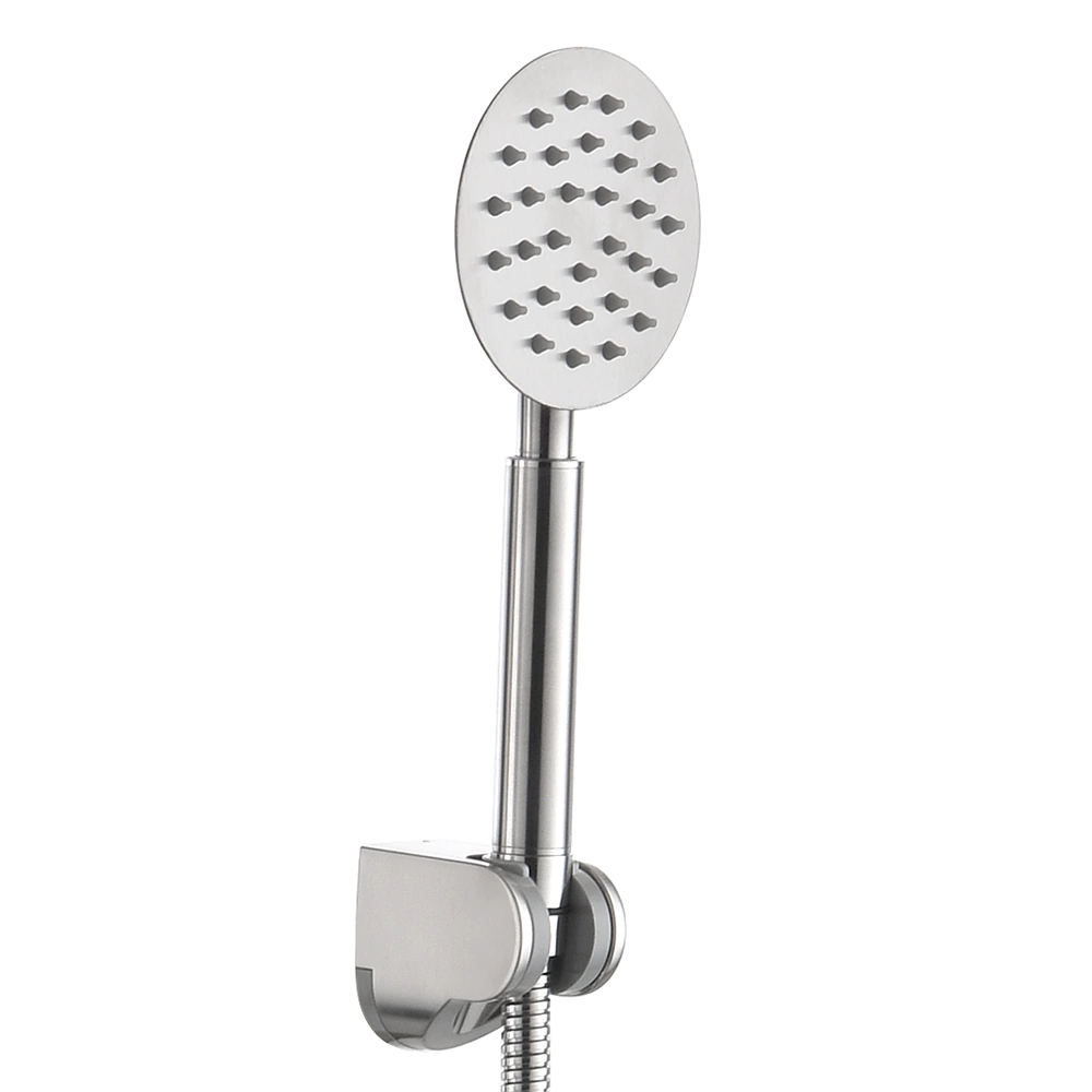 Смеситель встраиваемый VODA верхний душ, ручной душ нержавеющая сталь