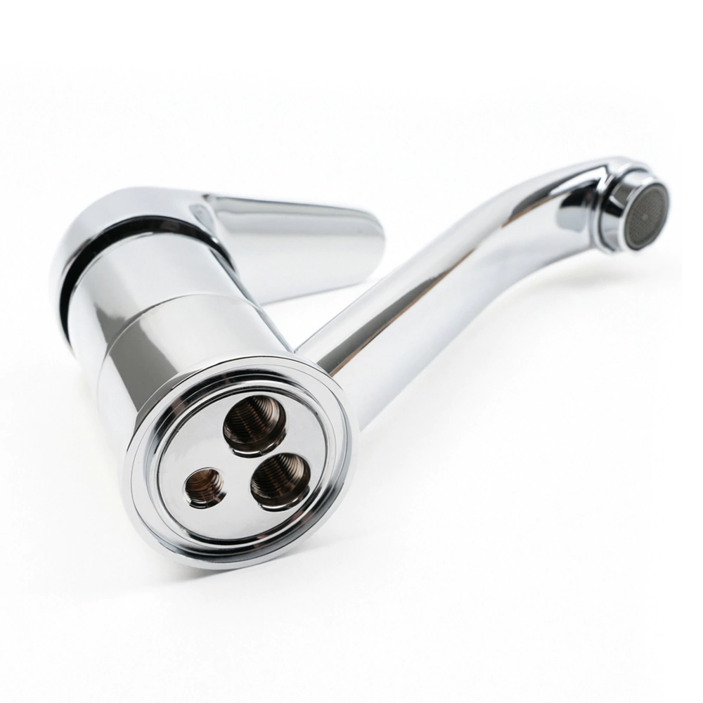 Смеситель для раковины Milardo Simp поворотный излив хром