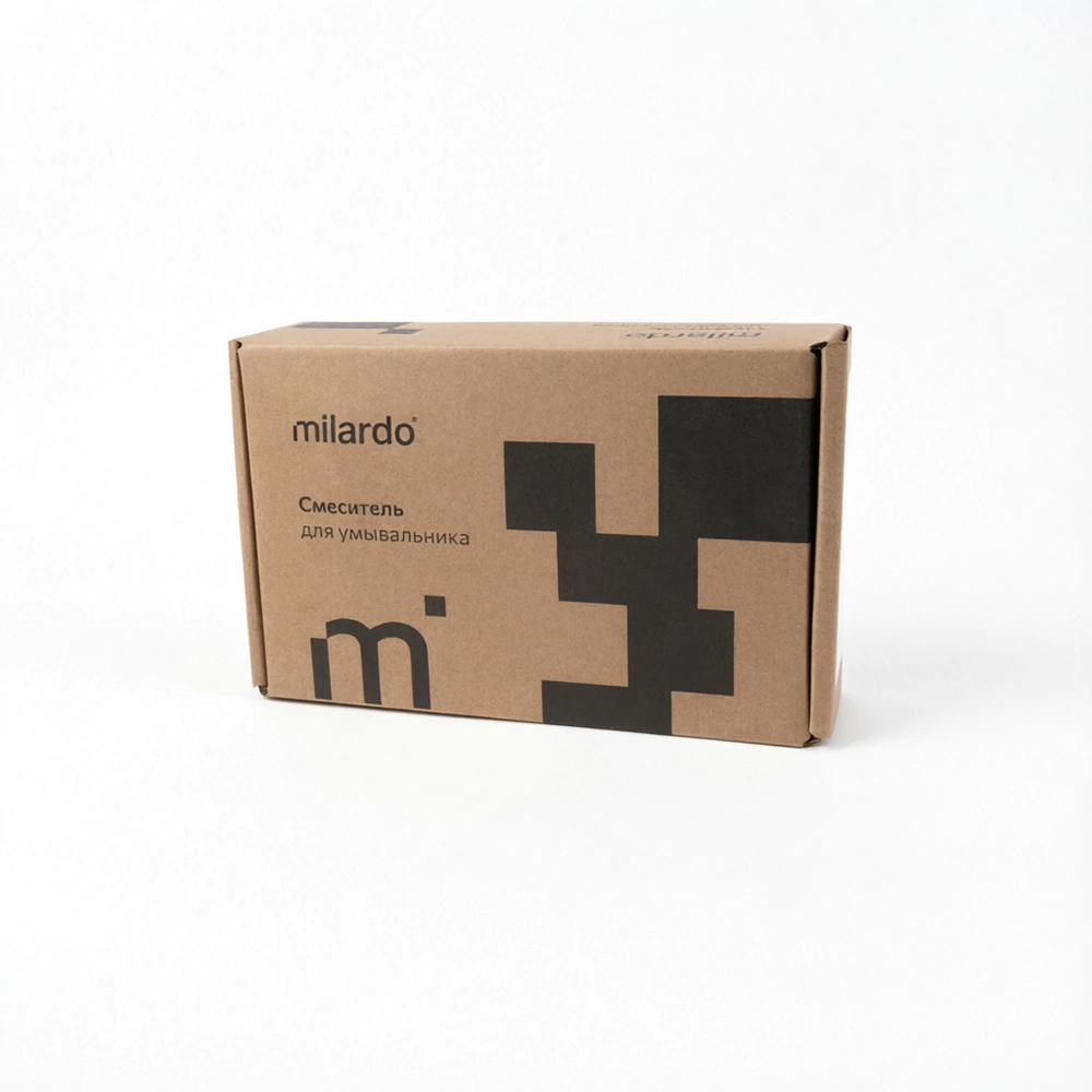 Смеситель для раковины Milardo Simp поворотный излив хром