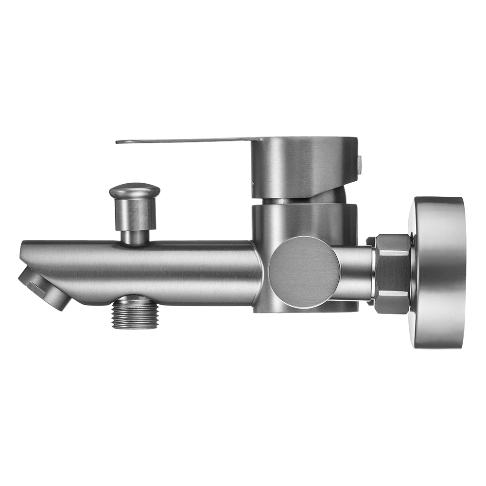 Смеситель для ванны LATUNO нержавеющая сталь графит