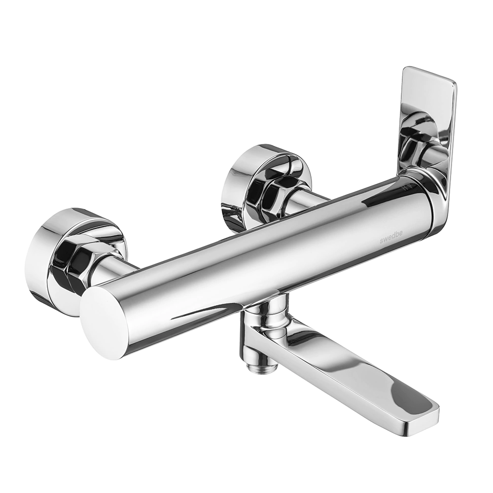 Смеситель для ванны SWEDBE Velo с поворотным изливом хром