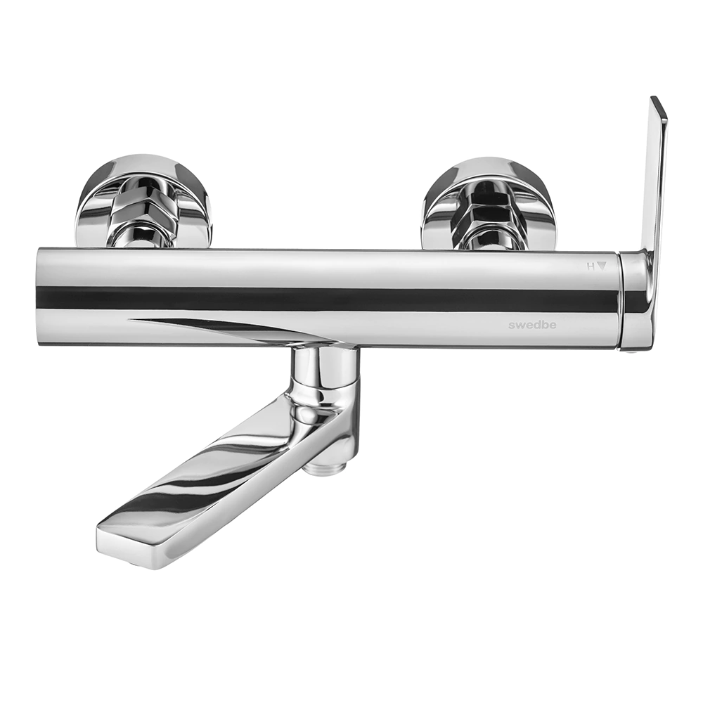 Смеситель для ванны SWEDBE Velo с поворотным изливом хром